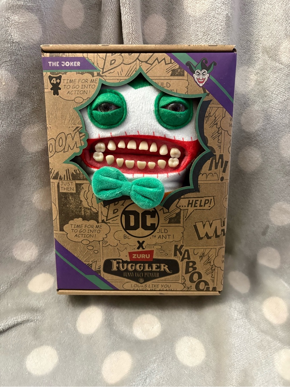 DC The Joker Kids Plush Fuggler Toy - New in Box